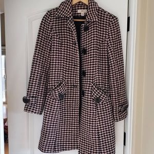 JLO size 8 pink checkered coat